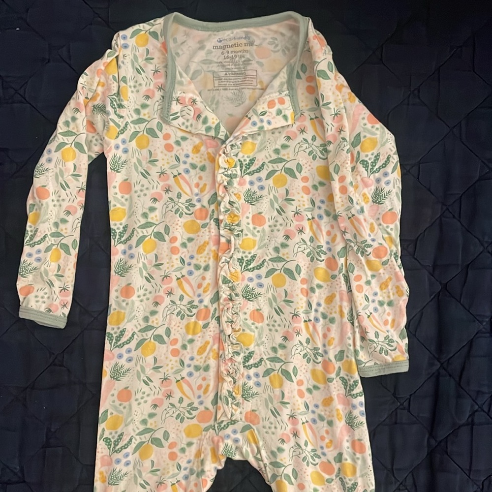 Magnetic Me My Zest Life Ruffle Magnetic Footie 6-9 months